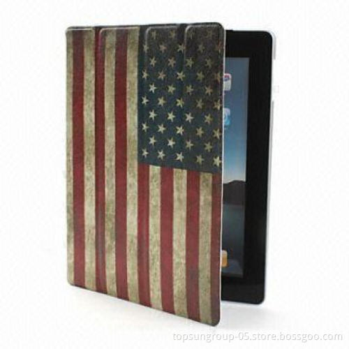 4-fold Protective PU Leather Case and Stand for iPad, OEM Orders are Welcome